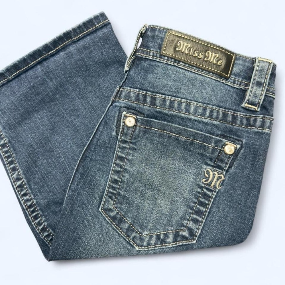 Miss Me Y2K‎ High Rise Denim Pencil Skirt